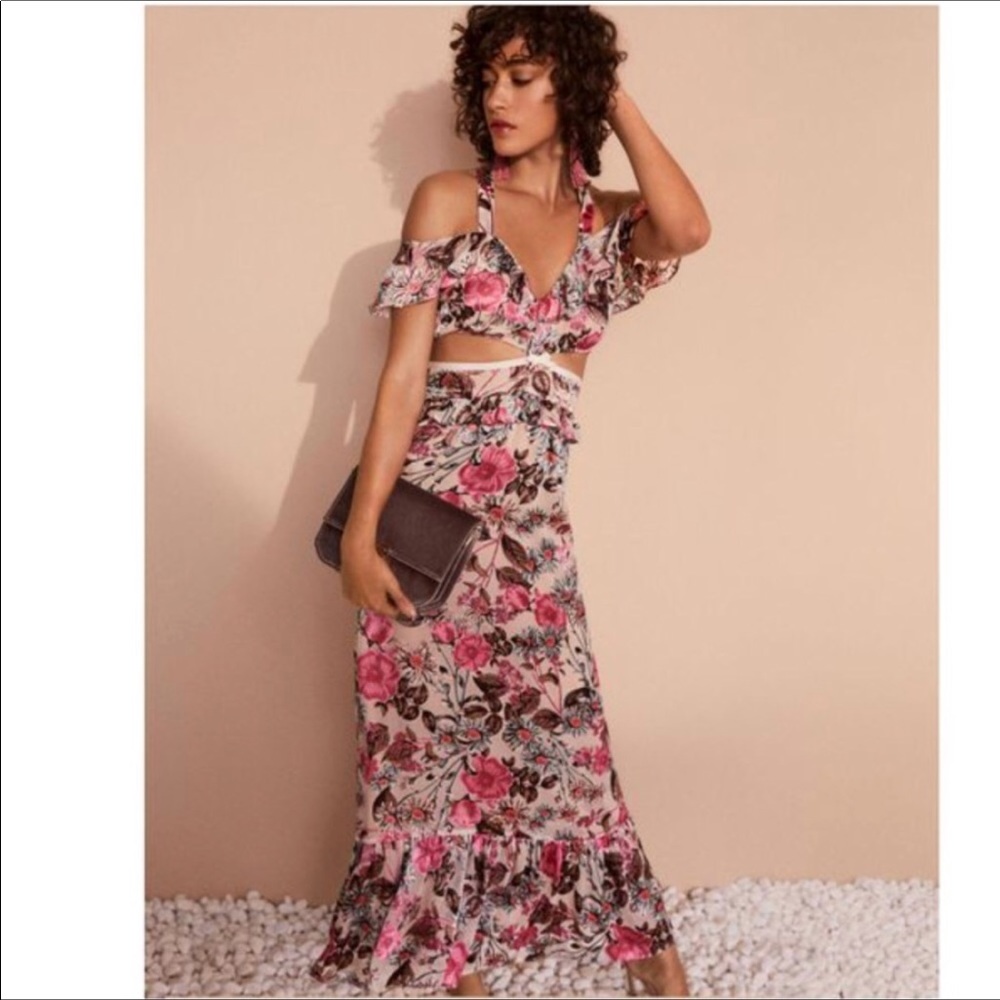 For Love and Lemons Cadence Maxi Dress
